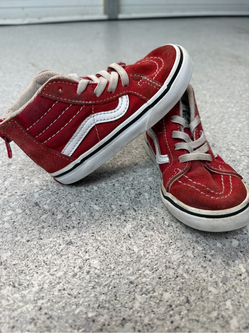 Vans Sk8-Hi Zip high-top toddler 8